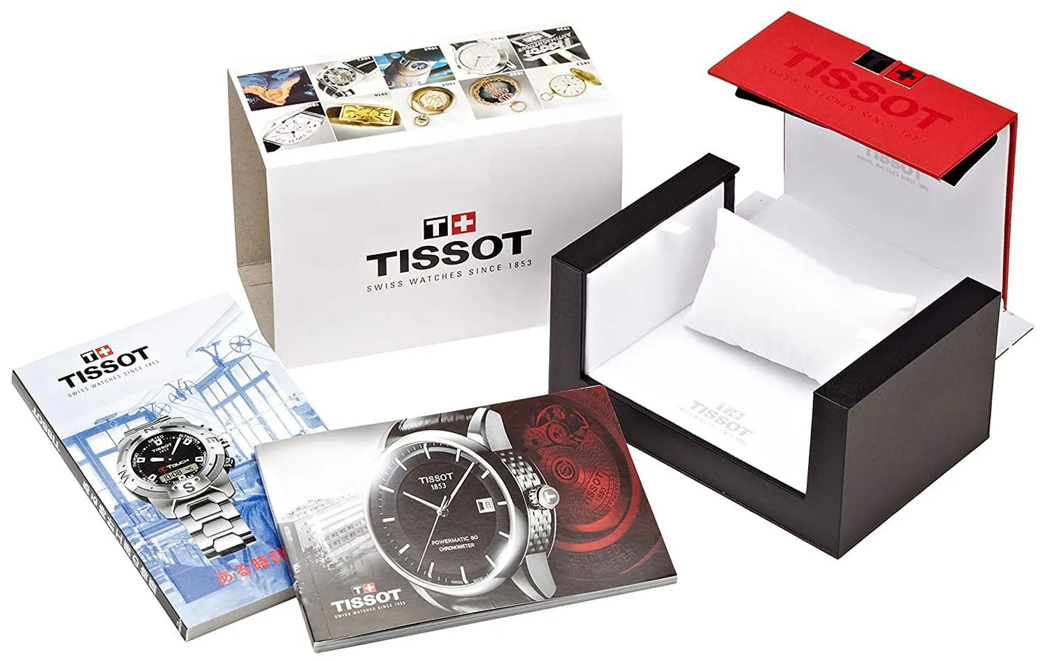 Tissot Chemin des Tourelles Two Tone Stainless Steel Automatic Silver Dial Date Mens Watch T0994072203700