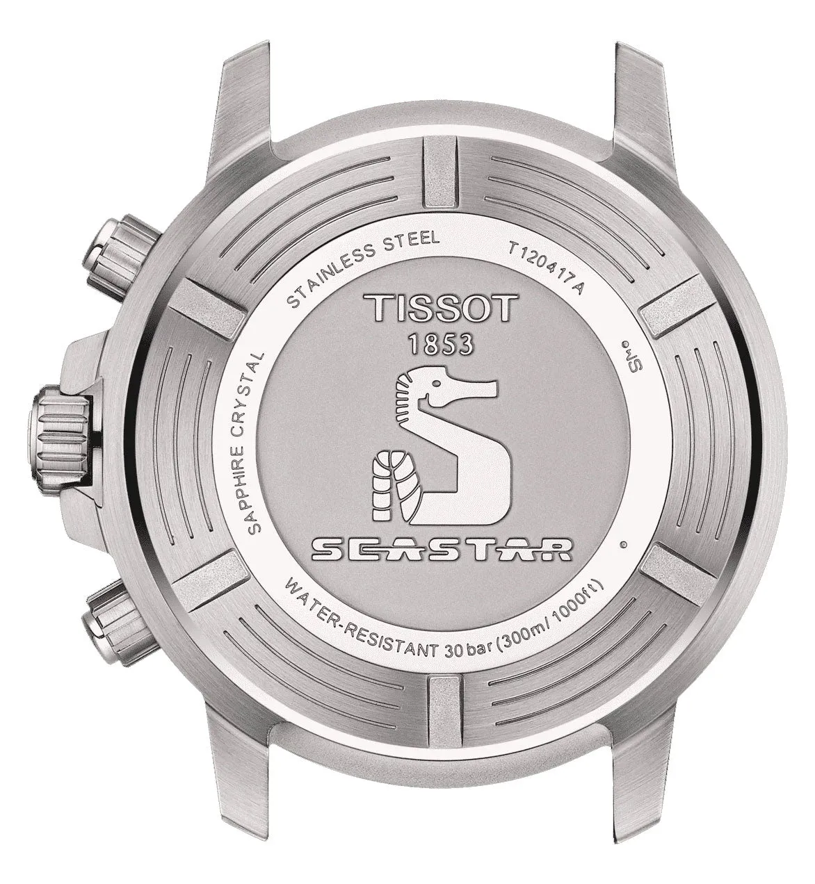 Tissot T-Sport Seastar 1000 Chronograph Stainless Steel Mesh Green Dial Date Divers Quartz Mens Watch T120.417.11.091.00