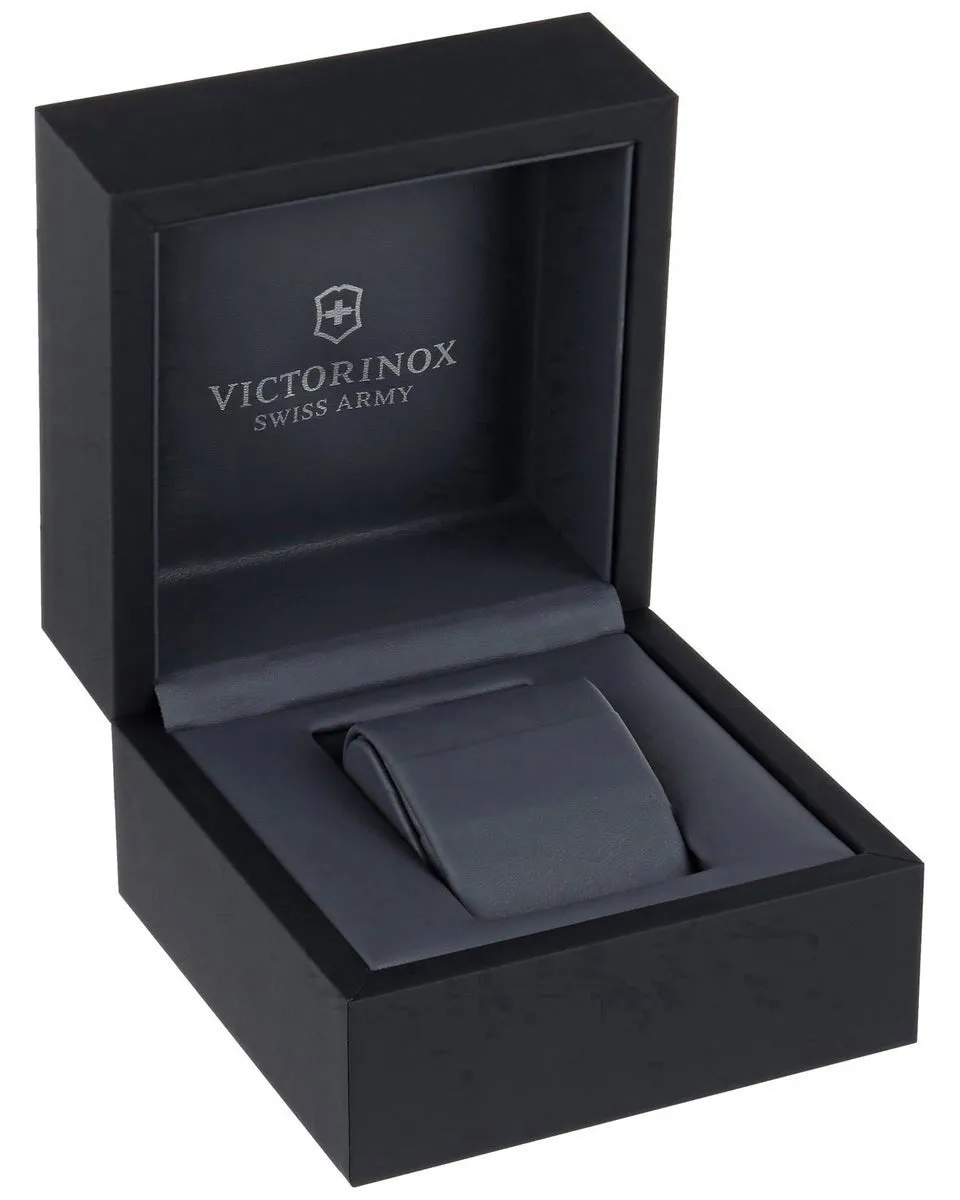 Victorinox Swiss Army Maverick Chronograph Two-Tone Stainless Steel Blue Dial Date Mens Watch 241791