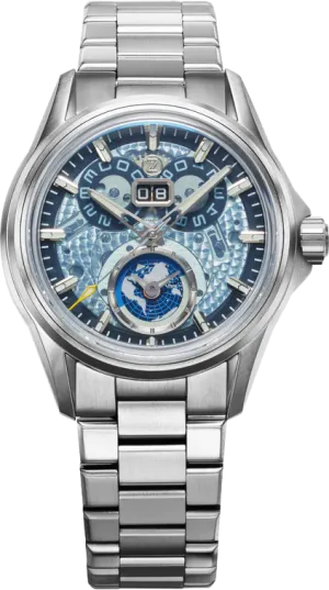 Zelos Spearfish Dual Time TI Ocean Blue
